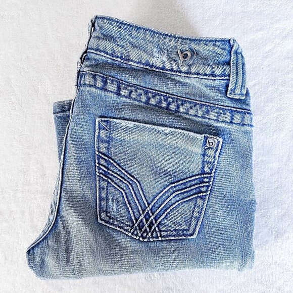 Women's B by Bullhead Pac Sun Jeans | Skinny Bootcut | Light Wash | Size 7 - Picture 6 of 13